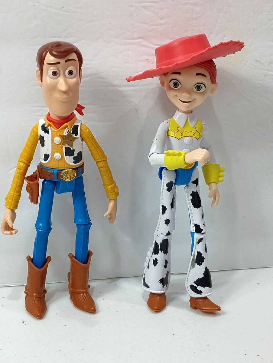 Woody And Jessie Toy Story/Pixar/Disney Posable Figurines 9