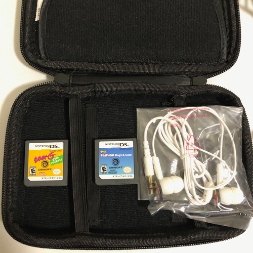 Crimson Nintendo DS Lite Handheld Console with Charger Games Lot Bundle USG 001 - Picture 5 of 5