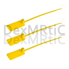 20pcs Plastic Seal Cable Tie Hanging Strap Tag 300mm One-time Use Anti-Theft NEW