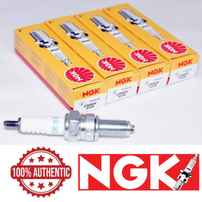 NGK CR9EK Spark Plug GSXR GSX-R FZ FZS YZF R1 R6 ZX ZR QTY 4 4548