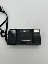 Vintage Minolta AutoFocus Freedom II Point  Shoot 35mm Film Camera. Not Tested
