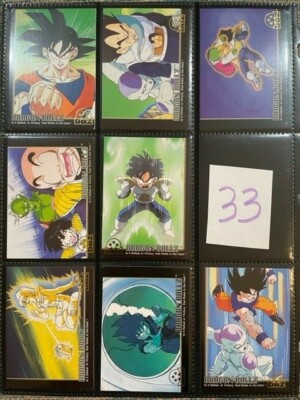Dragon Ball Z 1999 Trading Cards Series 3 Set Cards 1-72 UPDATED