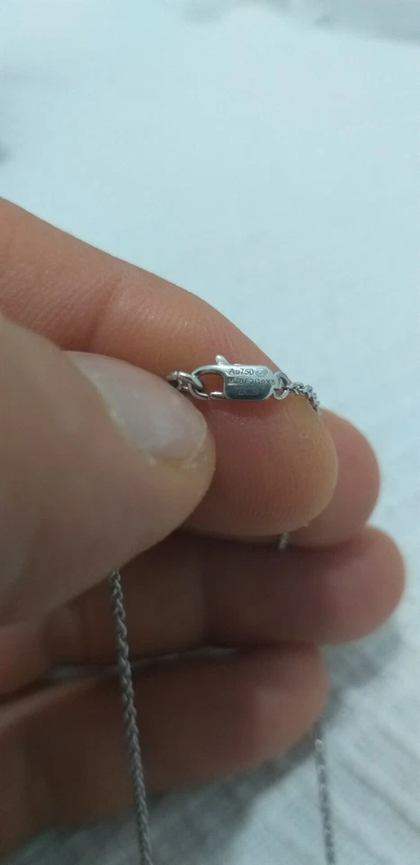 Montblanc Oro 18k Con Dije De Estrella Y Corazon Con Diamante Original - Imagen 3 de 4