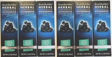Brush Buddies Herbal Toothpaste 3.5oz Activated Charcoal Cool Mint 6 pack