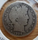1908-O Barber Half Dollar