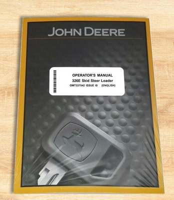 #ad John Deere 326E Skid Steer Loader Owners Operators Manual OMT337542 $58.76