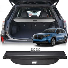Cargo Cover for 2025 Subaru Forester Accessories, Carbon Fiber Texture Retrac...