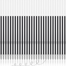 100 Pieces Ink Pen Refills Replaceable, 0.7Mm Ballpoint Pen Refills 107 Mm in Le