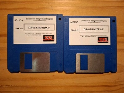 COMMODORE AMIGA - ADVANCED DUNGEONS & DRAGONS: DRAGONSTRIKE (SSI) - 3,5'' Disk