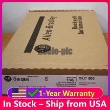 1Pc Allen Bradley   1746-OB16 SER D SLC 500 PLC Output Module 1746OB16 in box