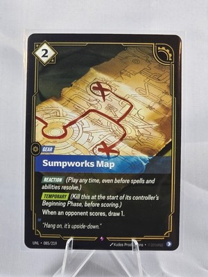 Sumpworks Map Foil Rare Unleashed 085/219 Riftbound NM