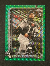 Edgar Quero 2025 Topps Chrome Rookie Debut Green Geometric 22/99 White Sox 