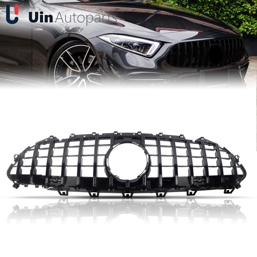 GTR Style Front Bumper Grille For 2019-2022 Mercedes W257 C257 CLS CLASS Black