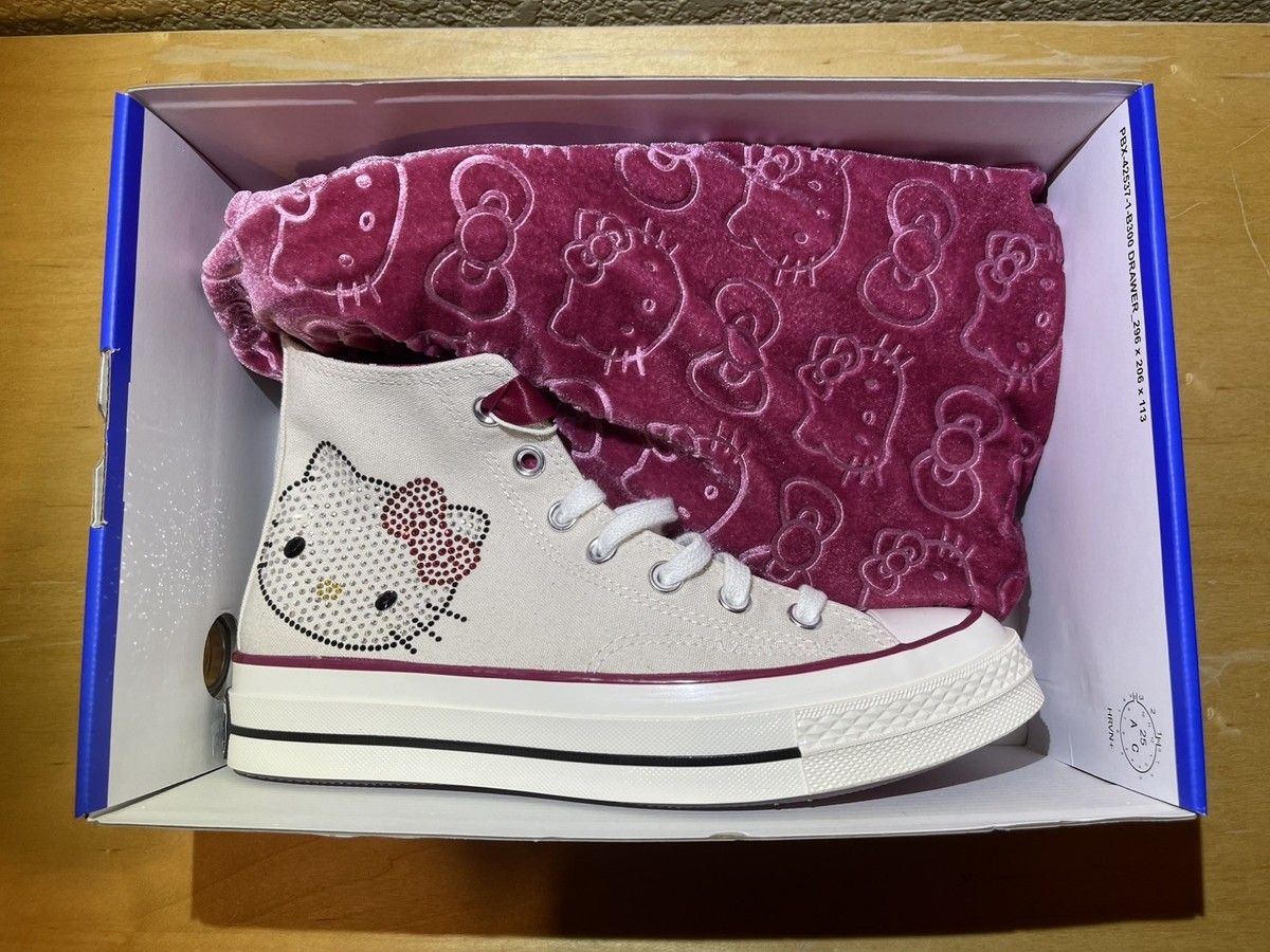 Converse x Hello Kitty Chuck Taylor 70 Swarovski | Size 8W/ 6M