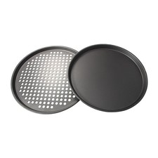 Kitchen Pizza Pan for Oven Multi-function Plate Metal Baking Tray