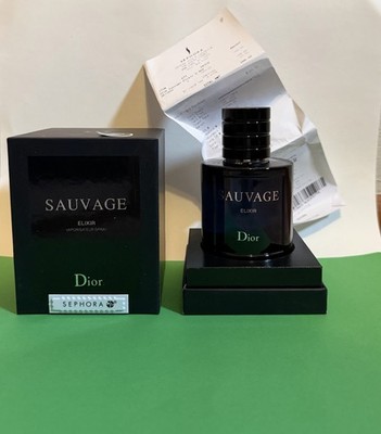Dior Sauvage Elixir Vaporsateur Spray 2 fl oz Men's Fragrance New with Box