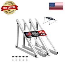 Aluminum 2 Set Solar Panel Mounting Brackets - High Stability  Quick Install