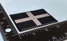 CORNWALL FLAG PATCH GREAT BRITAIN BRITISH IRON ON SEW ON HIGH QUALITY 3"