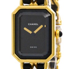 CHANEL Premiere Size L Gold Plated Quartz Ladies Watch H0001 BF585162