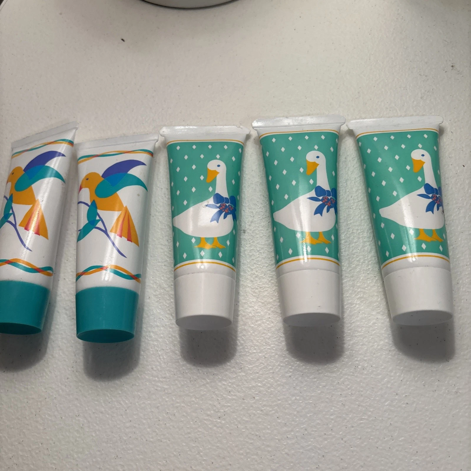 Avon Silicone Glove Hand Cream Purse Size 1.5 oz NEW Vintage Original Lot Of 5