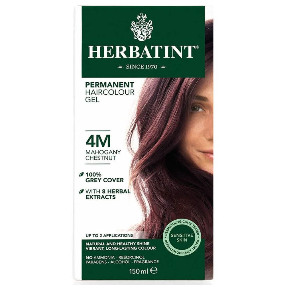 Herbatint 4M Mahogany Chestnut Ammonia Free Hair Colour 170ml - Image 2