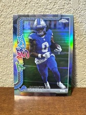 2025 Topps Chrome Future Stars Jahmyr Gibbs Refractor #FS-10 Detroit Lions NFL