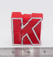 Alpha-Bots Letter K Figure Transforming Robot Transformer Changeables Learning