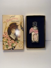 Vintage Avon Trailing Arbutus Powder perfume Sachet Glass Bottle Nos mib 1 oz.