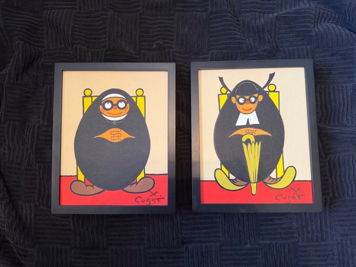Sister Schwartz and Brother Moe Original Signed Serigraphs by 