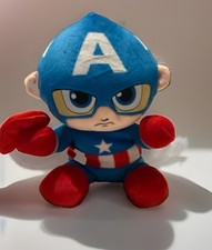Ty Beanie Babies Original Captain America Stuffed Animal Toy Plush 5.5"