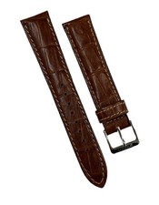 Original Seiko 7002-8000 18mm Brown Calf Leather Alligator Grain Band WPJ09K