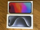 iPhone 15 Pro 128GB Blue Titanium Unlocked Cracked Back