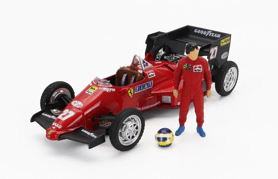 MODELLINO AUTO STATICO BRUMM IVECO FIAT 190 TRUCK CAR TRANSPORTER MONACO GP 1984 - Immagine 4 di 4