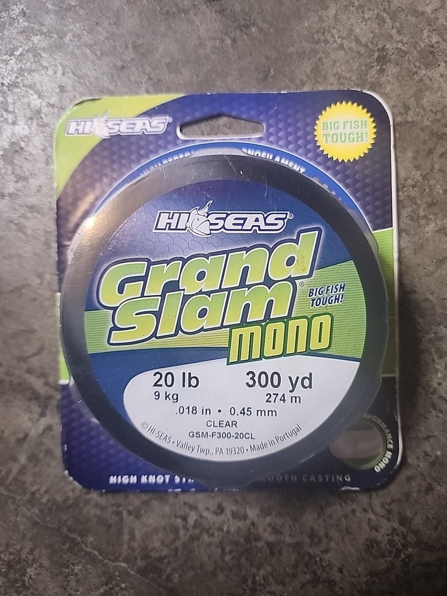 Hi-Seas Grand Slam Braid 300 Yard Spools Yellow 80 Lbs