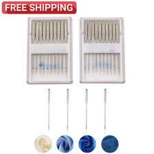 20X Stainless Steel Sewing Machine Needles Un...
