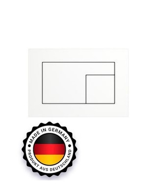 SCALIDO WC-Betätigungsplatte Zweimengen- technik für TECE-Spülkästen weiß