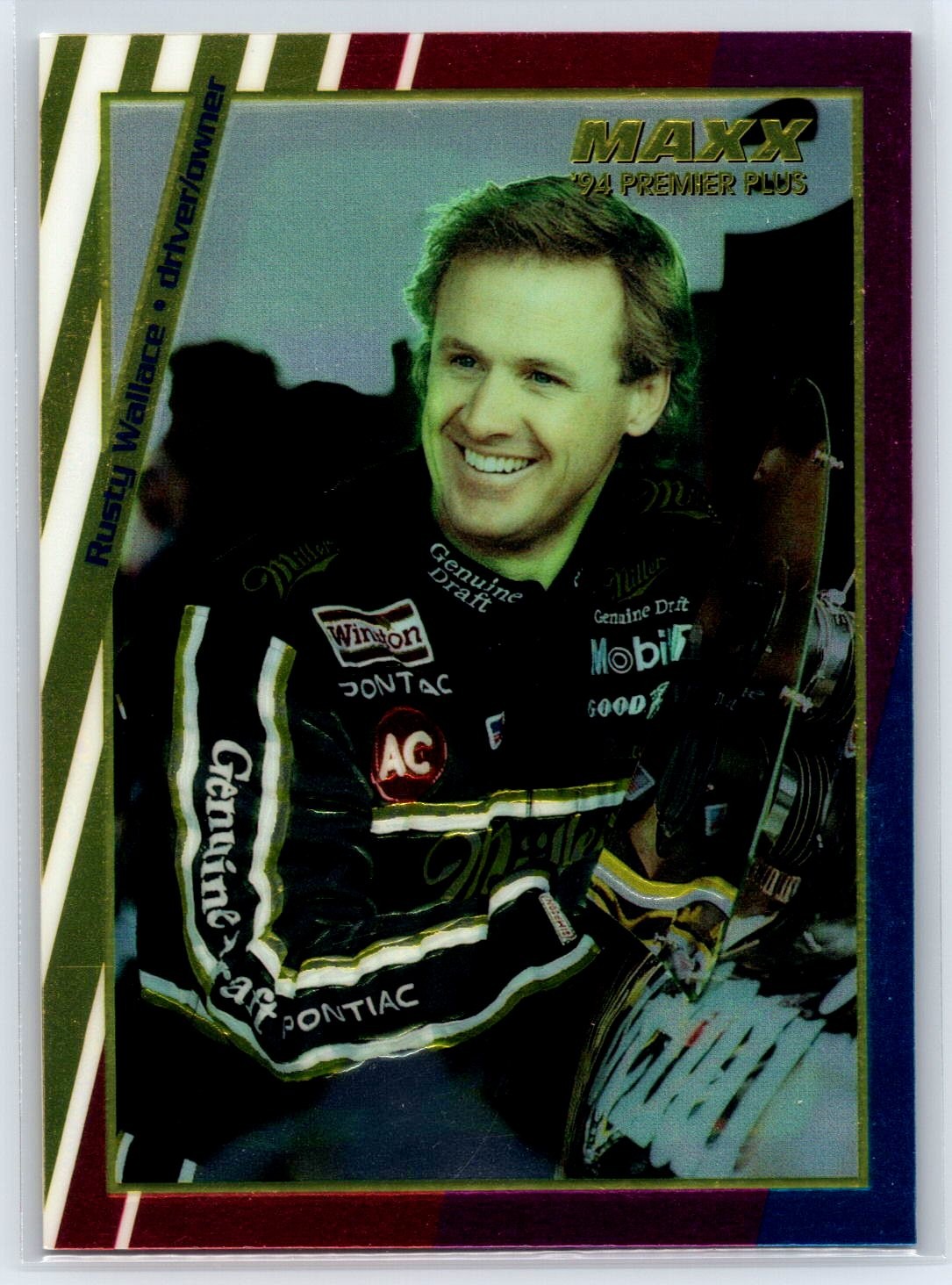 1994 Maxx Premier Plus Rusty Wallace Penske Racing South #02