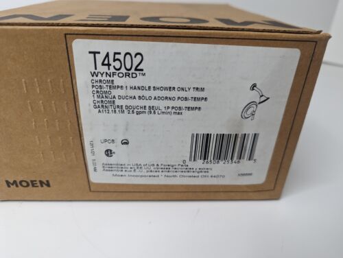 Moen T4502 Wynford Posi-Temp 2.5 GPM Shower Trim Kit in Chrome