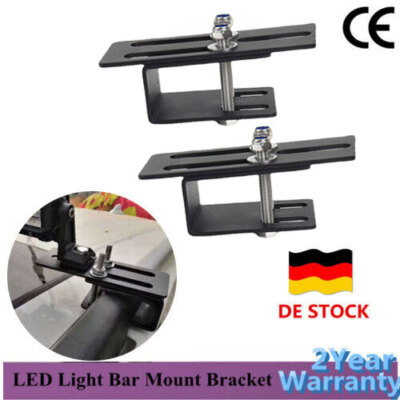2X Car Roof LED Light Bar Arbeitsscheinwerfer Montagehalterung Offroad SUV 4WD