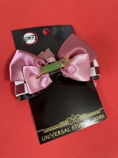 USJ Limited Demon Slayer Nezuko Kamado Hair Clip Ribbon charm Kimetsu no Yaiba