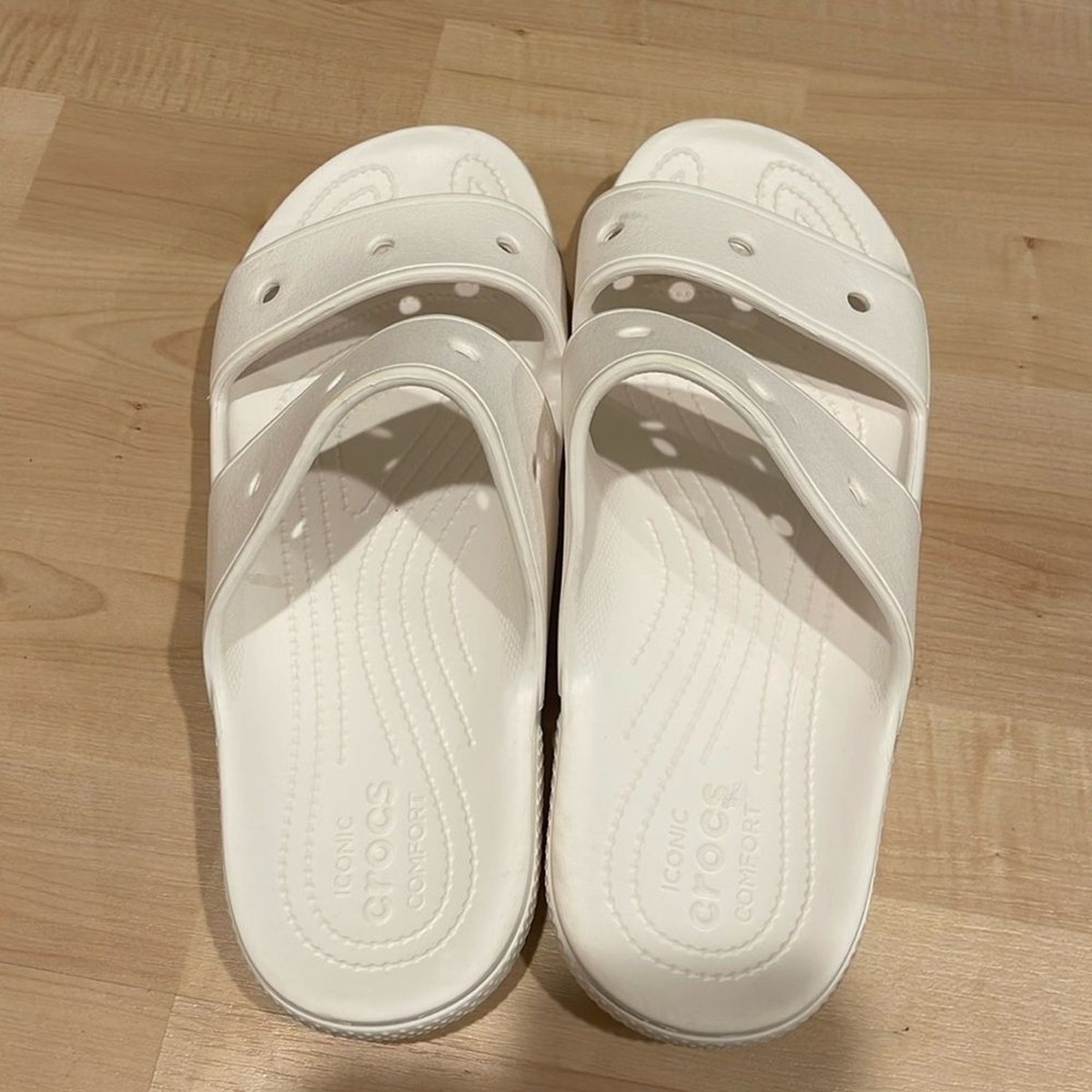 Crocs Sandals Mens Size 12 White Crocs Crush Mens White Crocs Size