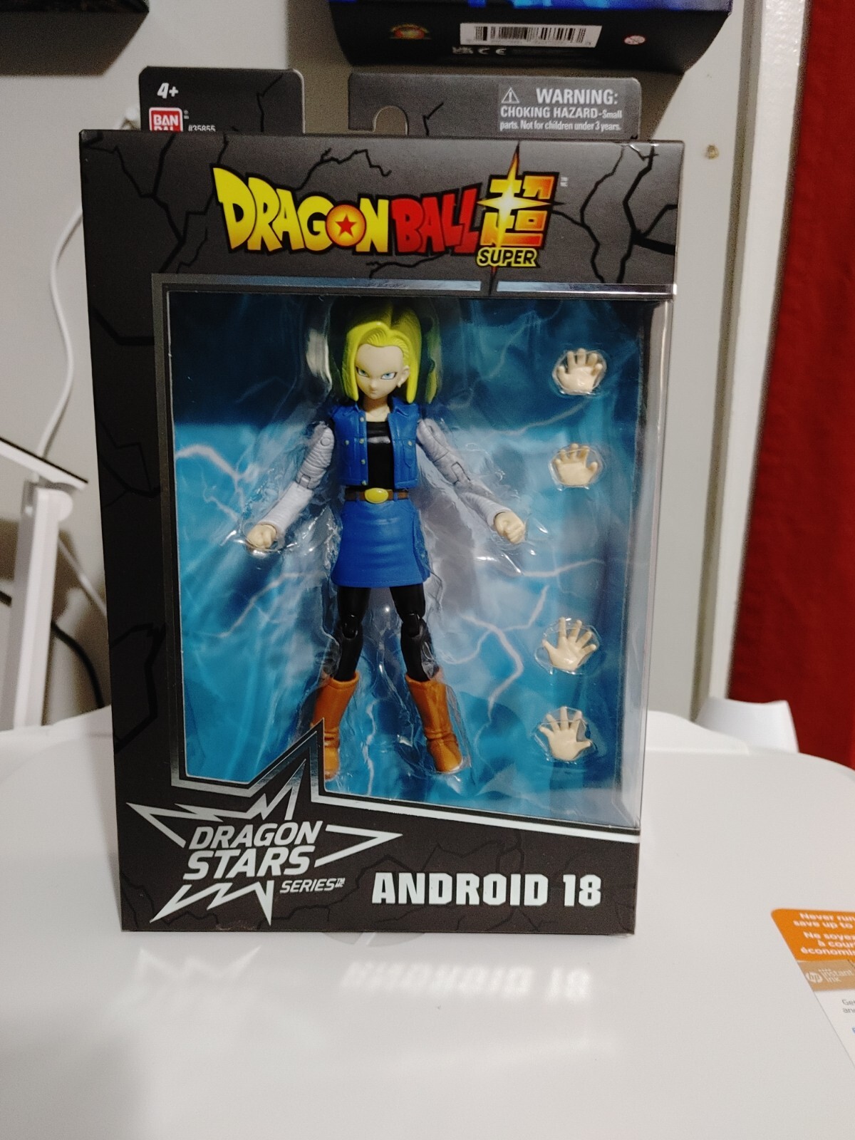 Figura de acción Dragon Ball Z Super Android 18-Dragon Stars...