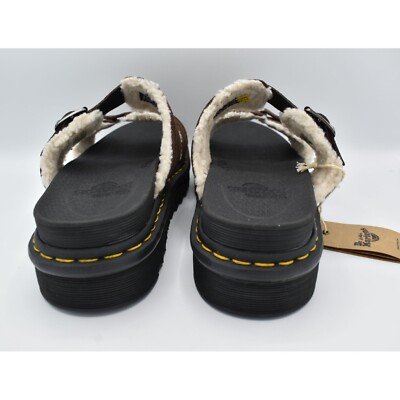 Dr Martens Mens Size 12 Myles Brown Suede Buckle Slide Sandals Shoes s-l400.jpg main image 3