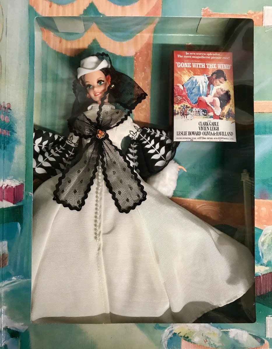 Lot Of All Barbies Hollywood Legends Gone With the Wind Scarlett and Rhett