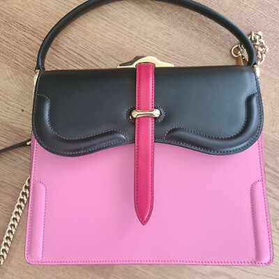 Prada Belle bag, multicolour (pink, black, red), new with all tags