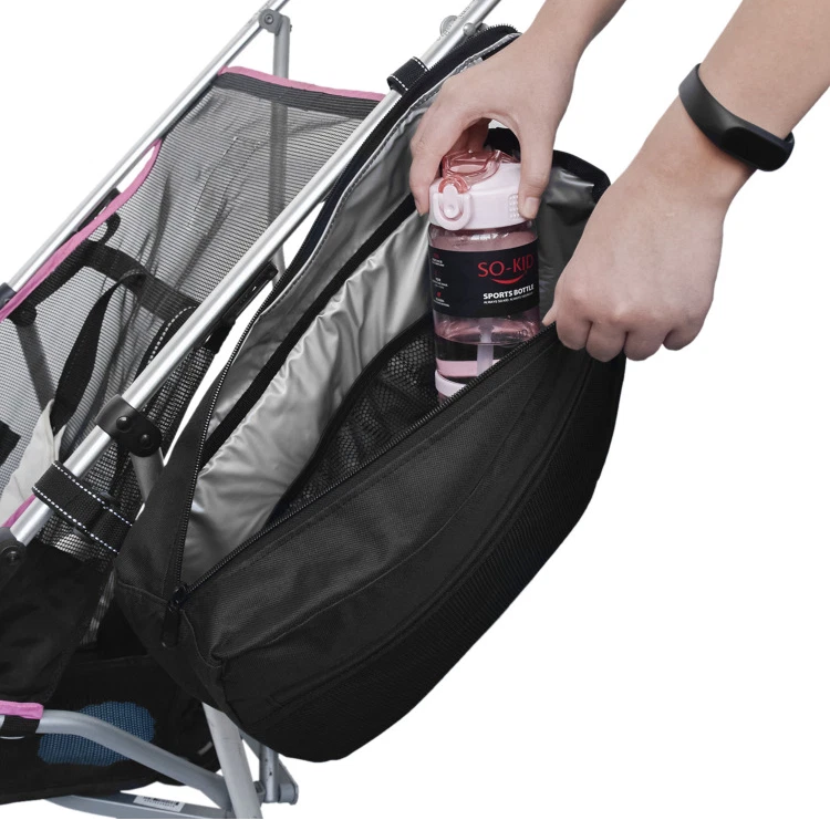Pram with cheap side storage