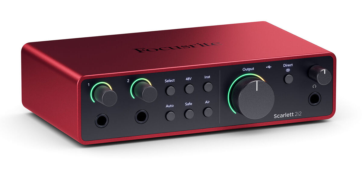 Focusrite Scarlett 2i2 4th Gen Studio Recording USB Audio Focusrite Scarlett 2i2 4th Gen Studio Recording USB Audio