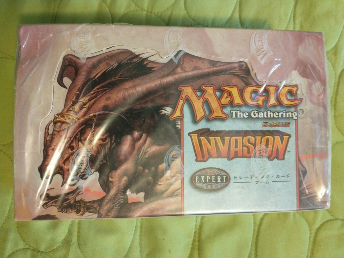 MAGIC THE GATHERING INVASION INV SEALED BOOSTER BOX *JAPANESE* 36 PACKS |  eBay