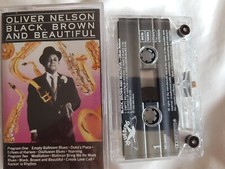 OLIVER NELSON BLACK BROWN BEAUT.Album Cassette like new former stored shop stock