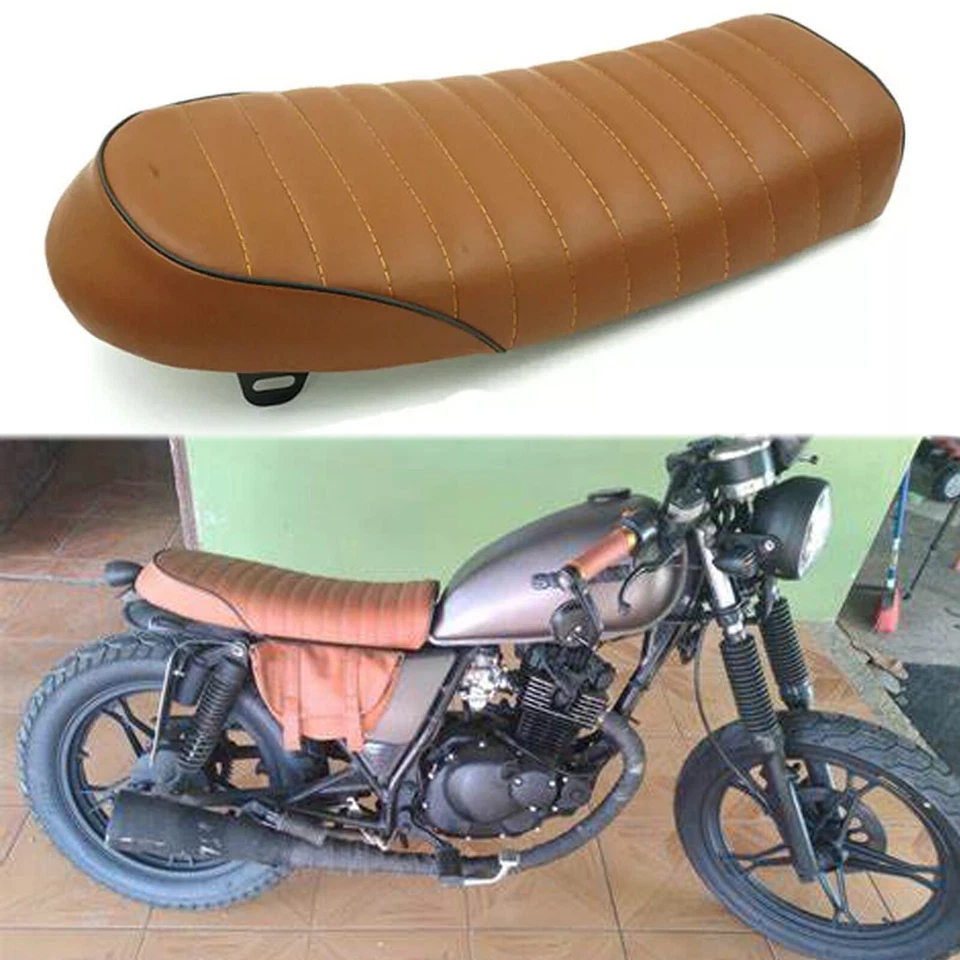 Motorcycle Cafe Racer Seat For Honda CL100 CL125S CL175 CL200 CL350 CL360 CL450 - Image 2 of 4